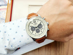 Beige/ivory dial